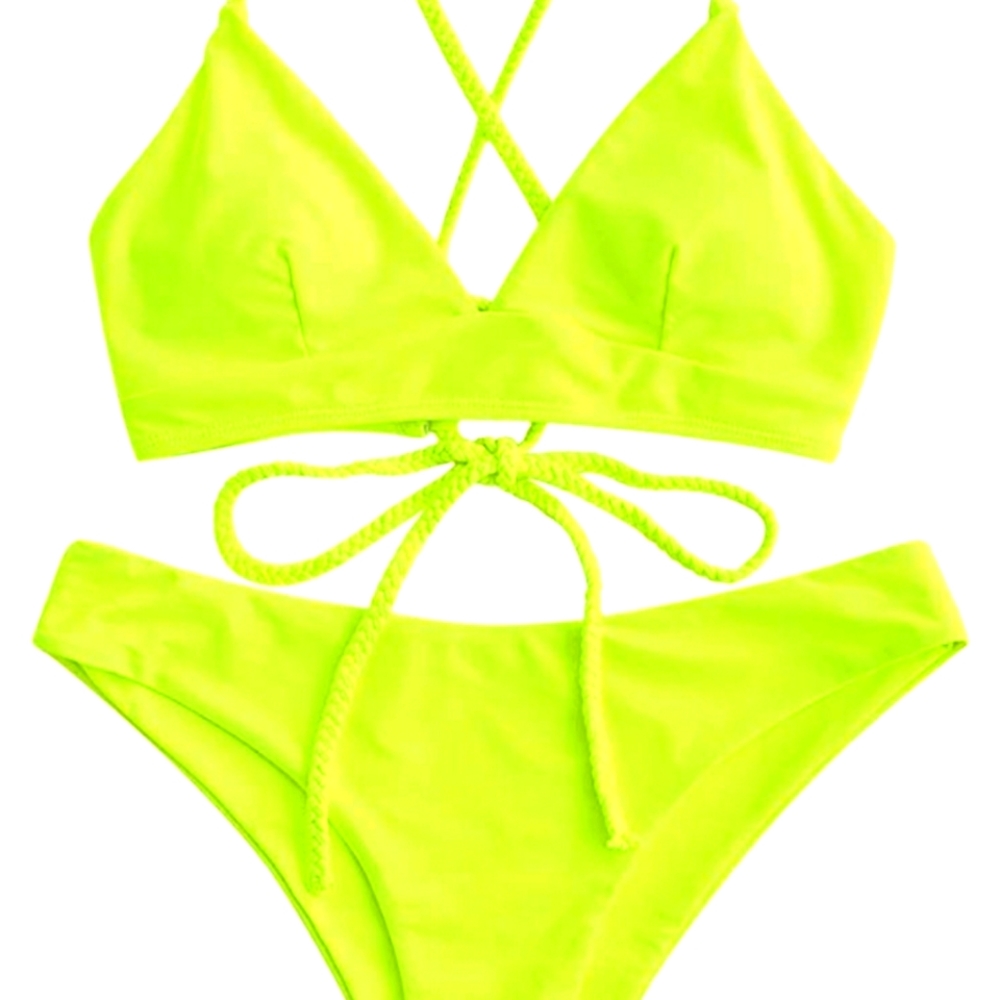 Zaful cross strap bikini